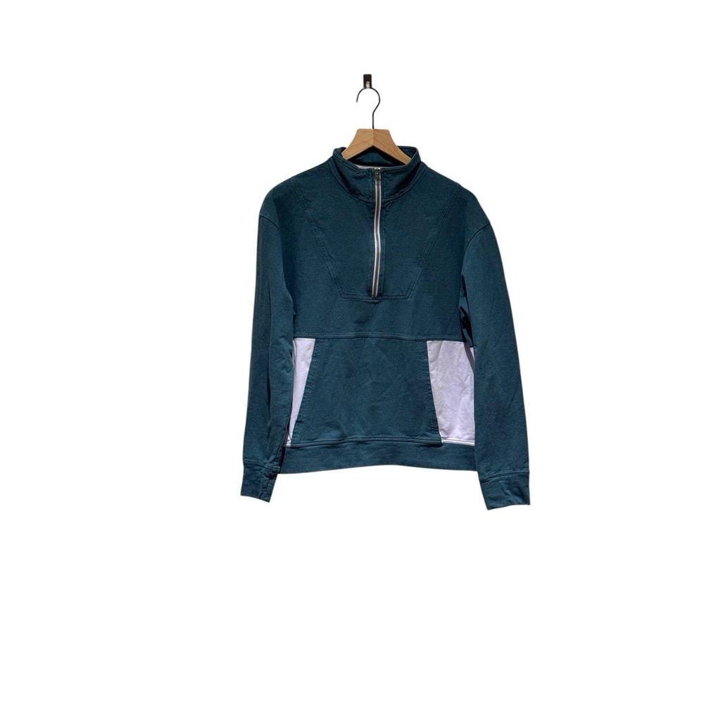 PACT Organic Cotton The Studio Quarter Zip Pullover Sweatshirt Women's Size XL